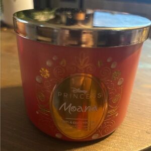 Disney Princess Moana Red Candle